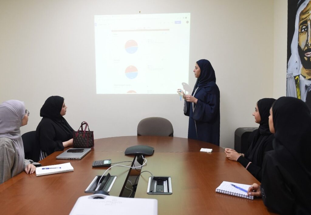 A meeting held by the ZU Student Council in Dubai to discuss and resolve students concerns and feedback from the Voice Campaign on Sept. 19, 2023. (Courtesy ZU Student Council)